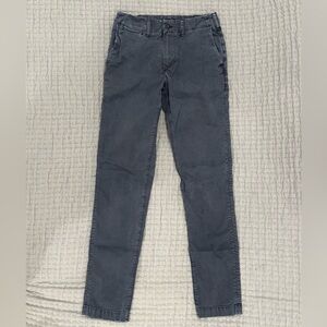 American Eagle Mens Slim Lived-in Khaki Chino Navy Pants